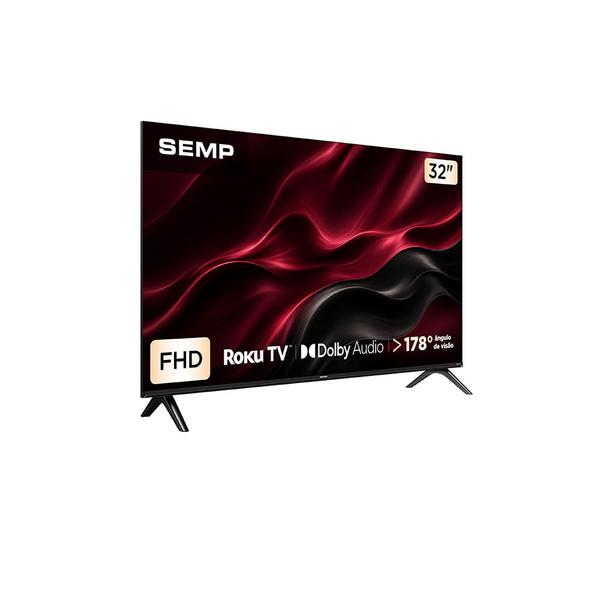 TV 32" SEMP FHD WIFI SMART ROKU DOLBY 32S42R
