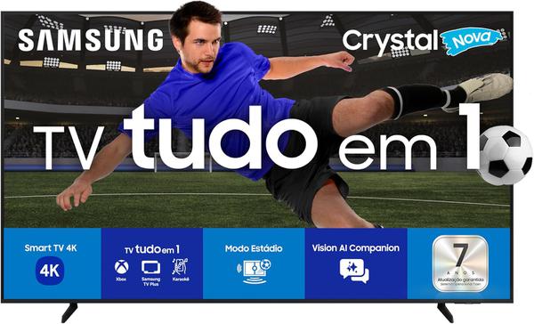 TV 50" SAMSUNG CRYSTAL SMART 4K COMANDO VOZ UN50U8600FGXZD